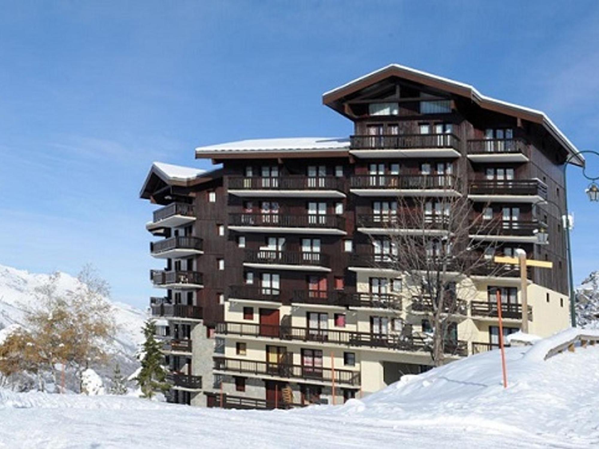 Appartement Confortable Avec Cabine Proche Des Pistes Balcon - Fr-1-344-1148 Saint-Martin-de-Belleville Extérieur photo